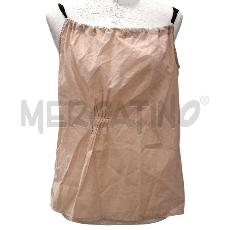 CANOTTA DONNA GAP BEIGE RICH. BLU NAVY TG. XS | Mercatino dell'Usato Salerno fratte 1