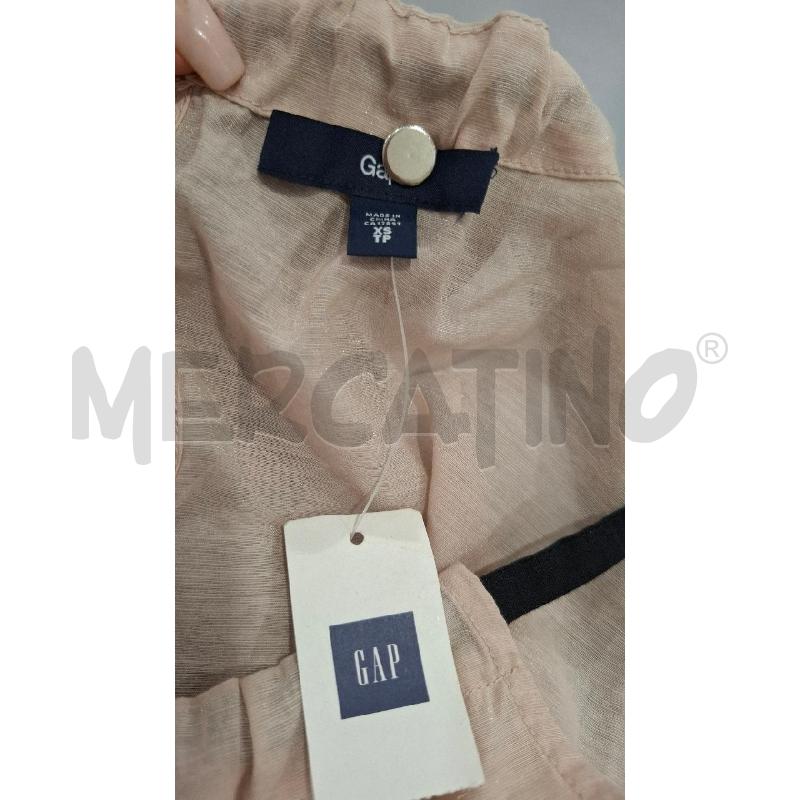 CANOTTA DONNA GAP BEIGE RICH. BLU NAVY TG. XS | Mercatino dell'Usato Salerno fratte 3