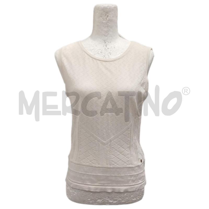 CANOTTA DONNA KOCCA BIANCA TG. L | Mercatino dell'Usato Salerno fratte 1