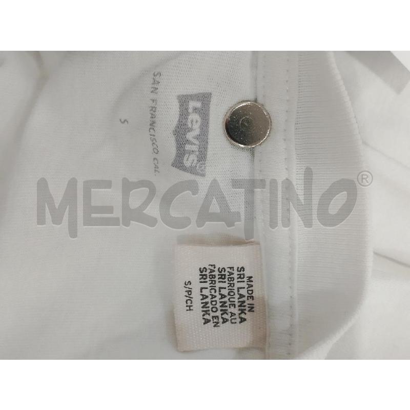 CANOTTA DONNA LEVIS BIANCA | Mercatino dell'Usato Salerno fratte 3