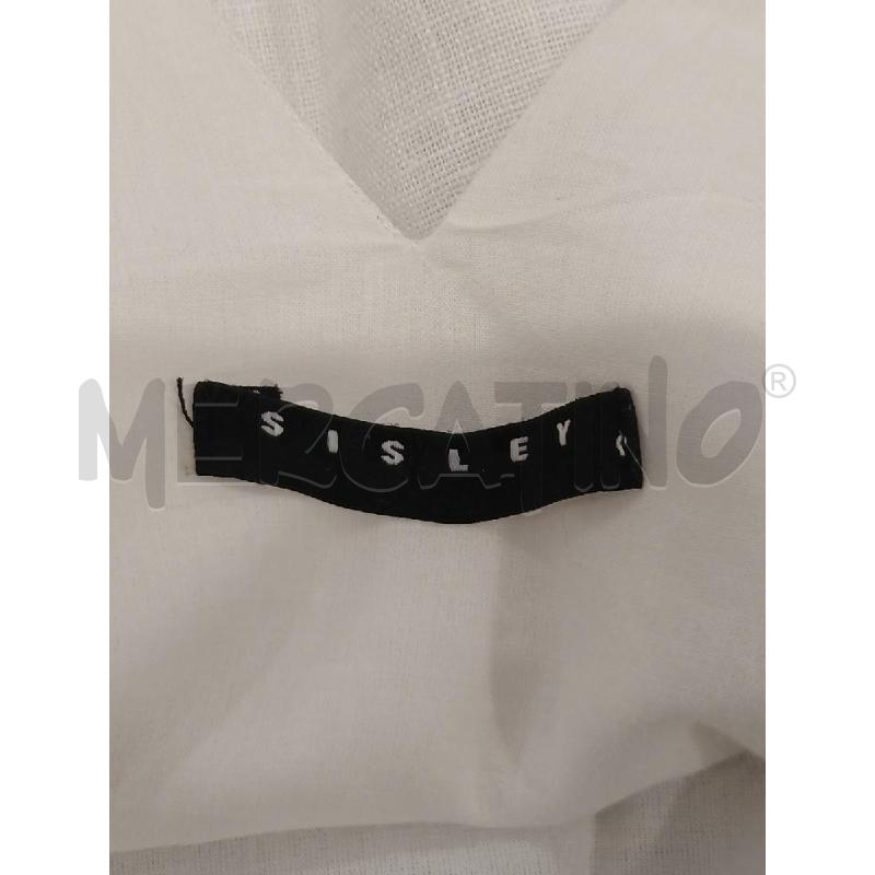 CANOTTA DONNA SISLEY BIANCA | Mercatino dell'Usato Salerno fratte 3