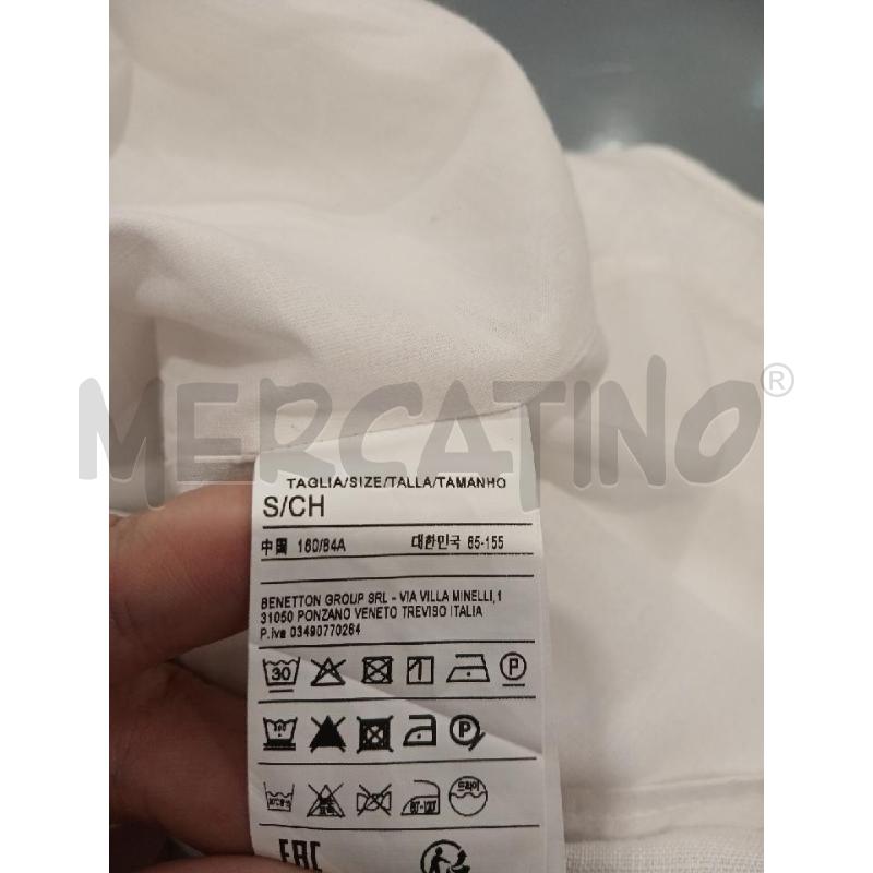 CANOTTA DONNA SISLEY BIANCA | Mercatino dell'Usato Salerno fratte 4