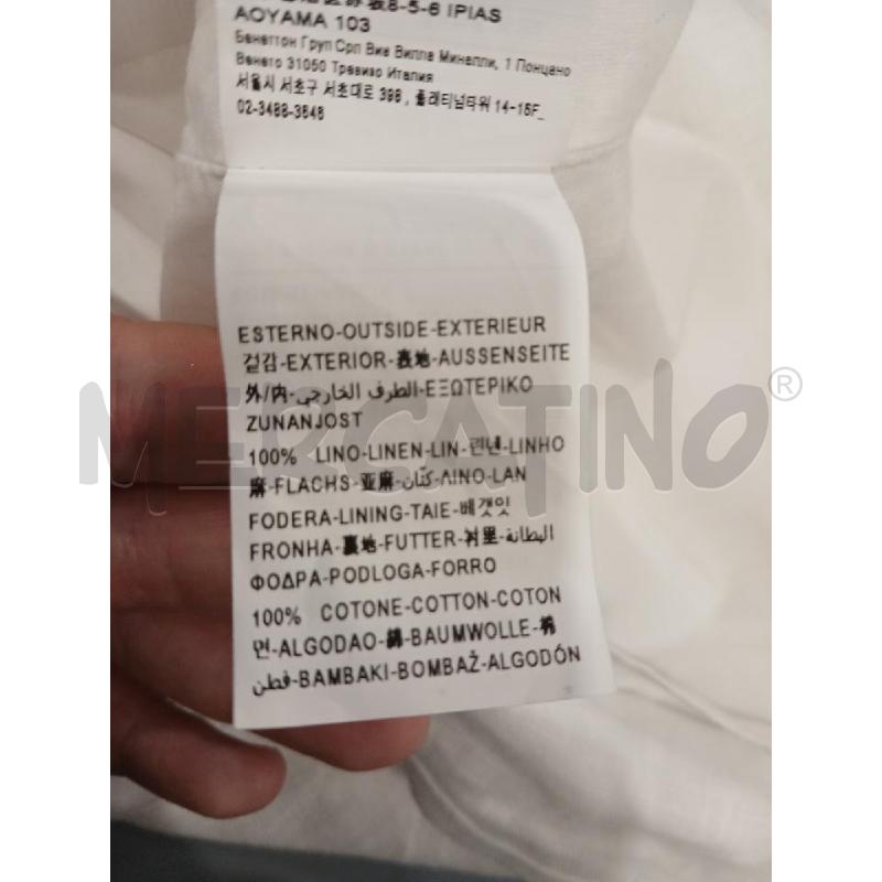 CANOTTA DONNA SISLEY BIANCA | Mercatino dell'Usato Salerno fratte 5