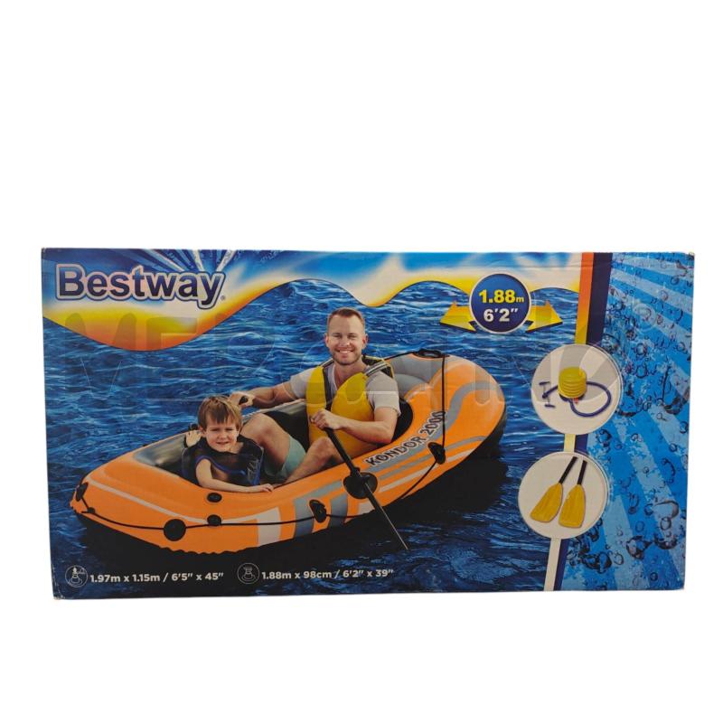 CANOTTO BESTWAY NUOVO GONFIABILE 197 X 115 CM  | Mercatino dell'Usato Salerno fratte 1