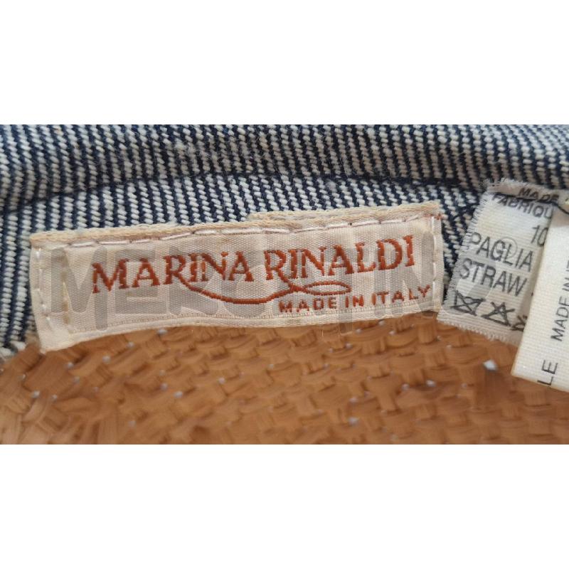 CAPPELLO DONNA MARINA RINALDI PAGLIA CONTORNO JEANSATO | Mercatino dell'Usato Salerno fratte 2