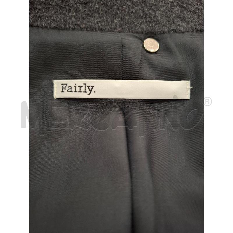 CAPPOTTO DONNA FAIRLY GRIGIO ANTRACITE | Mercatino dell'Usato Salerno fratte 3