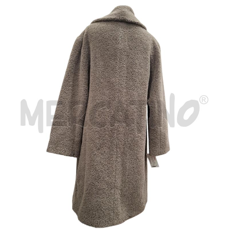 CAPPOTTO DONNA MADE IN ITALY GRIGIO/MARRONCINO IN ALPACA | Mercatino dell'Usato Salerno fratte 2