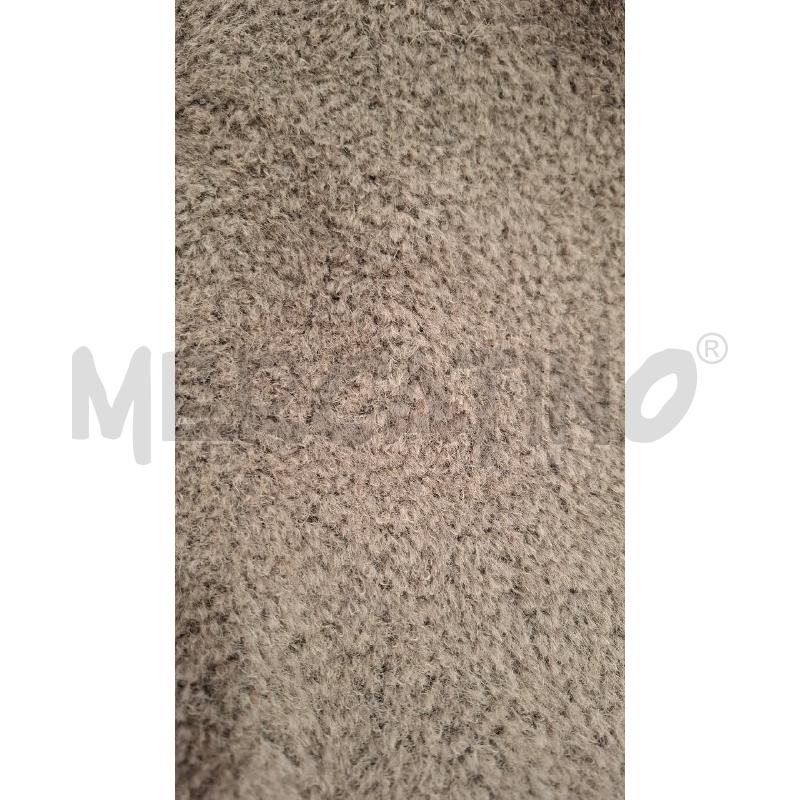 CAPPOTTO DONNA MADE IN ITALY GRIGIO/MARRONCINO IN ALPACA | Mercatino dell'Usato Salerno fratte 5