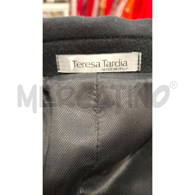 CAPPOTTO DONNA TERESA TARDIA MISTO LANA NERO | Mercatino dell'Usato Salerno fratte 5
