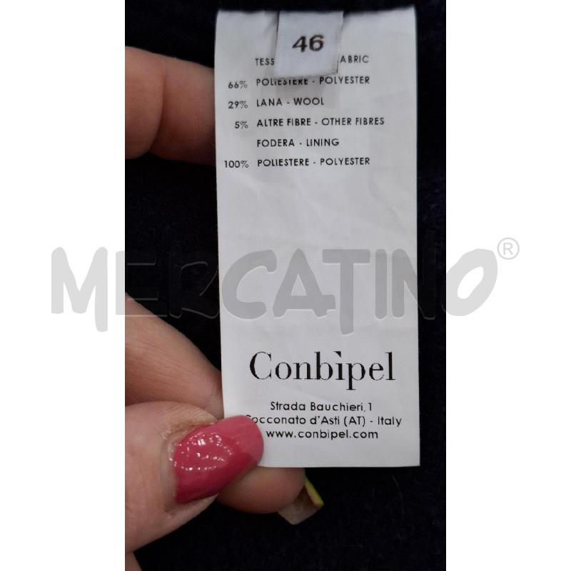 CAPPOTTO UOMO CONBIPEL BLU NAVY | Mercatino dell'Usato Salerno fratte 4