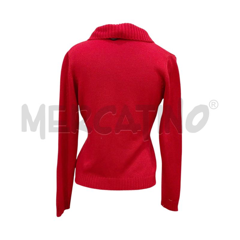 CARDIGAN DONNA BEKY VOG ROSSO MISTO COTONE | Mercatino dell'Usato Salerno fratte 2