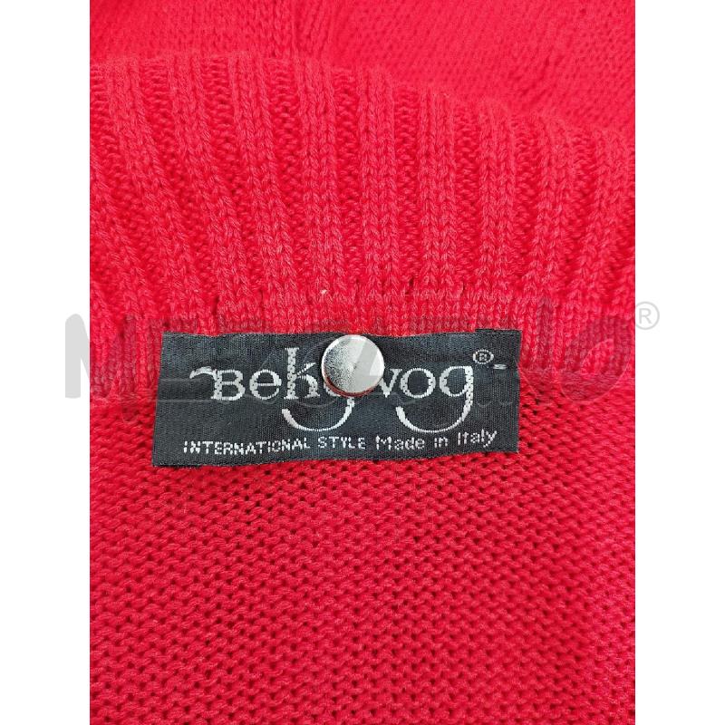 CARDIGAN DONNA BEKY VOG ROSSO MISTO COTONE | Mercatino dell'Usato Salerno fratte 3