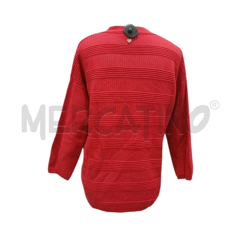 CARDIGAN DONNA CAMOMILLA ROSSO TG.46 | Mercatino dell'Usato Salerno fratte 2