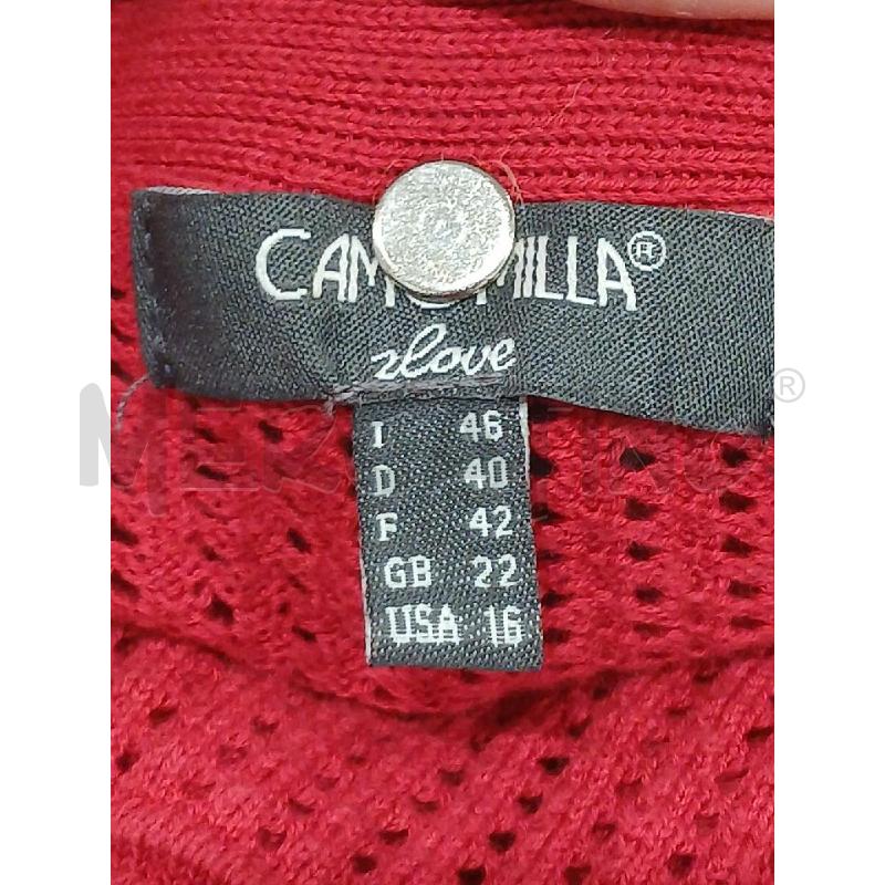 CARDIGAN DONNA CAMOMILLA ROSSO TG.46 | Mercatino dell'Usato Salerno fratte 3