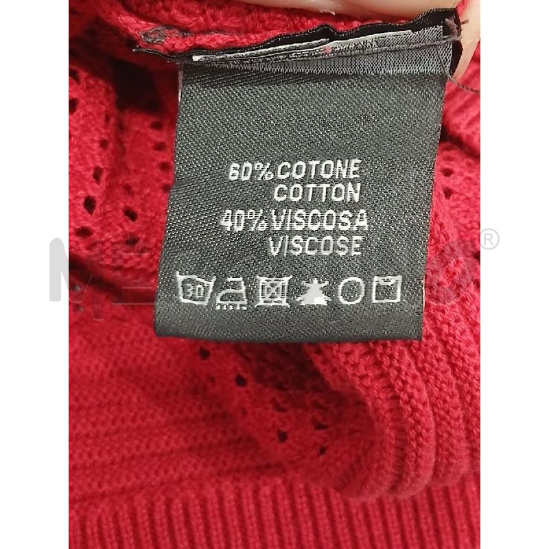 CARDIGAN DONNA CAMOMILLA ROSSO TG.46 | Mercatino dell'Usato Salerno fratte 4