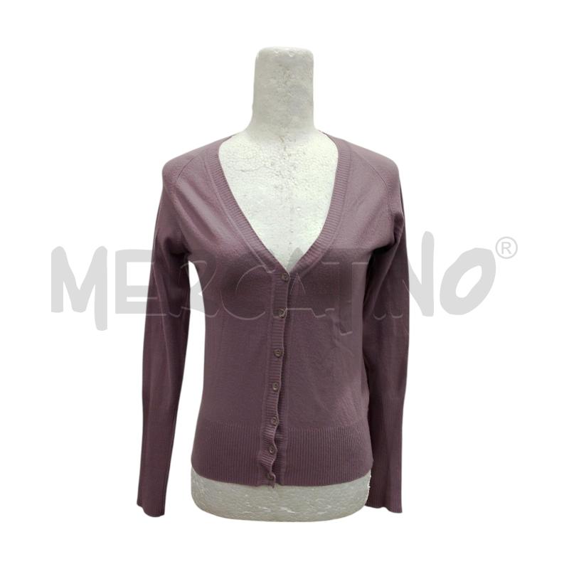 CARDIGAN DONNA ECO VIOLA | Mercatino dell'Usato Salerno fratte 1