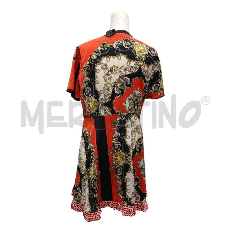 CARDIGAN DONNA JCL PARIS ARANCIO FANT. BLU  | Mercatino dell'Usato Salerno fratte 2