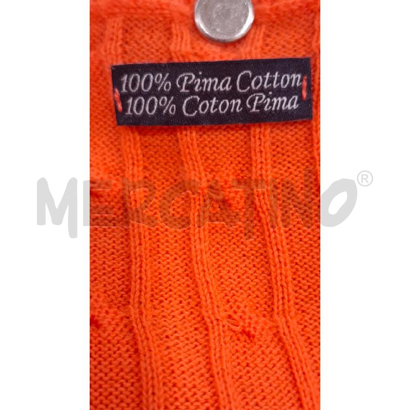 CARDIGAN DONNA TOMMY HILFIGER ARANCIO CHIUSURA CON BOTTONI | Mercatino dell'Usato Salerno fratte 3