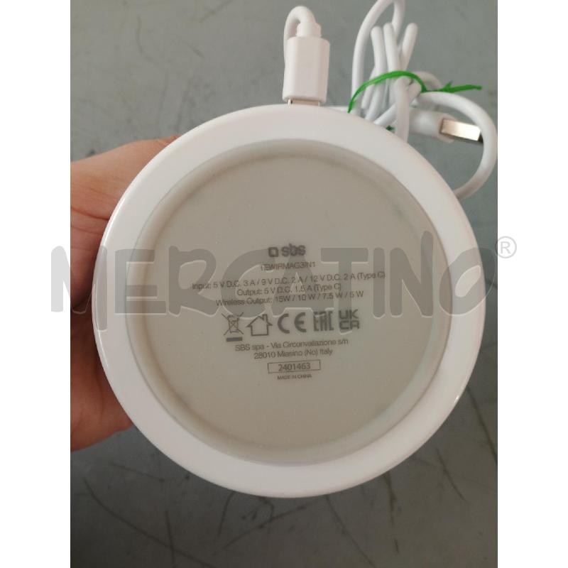 CARICA BATTERIA IPHONE WIRELESS E CUFFIE SBS | Mercatino dell'Usato Salerno fratte 4