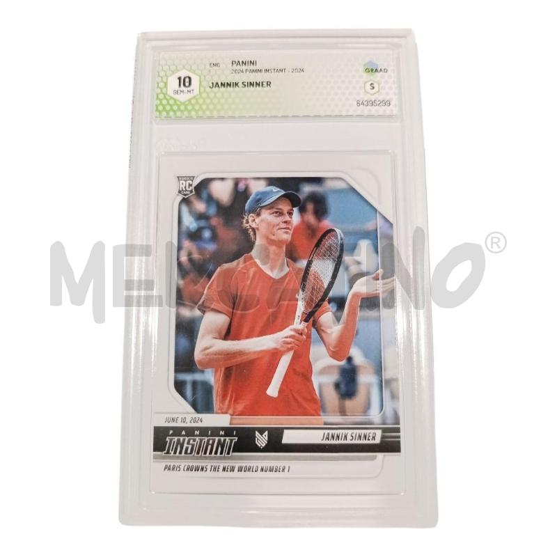 CARTA JANNIK SINNER PANINI INSTANT JS1 LIMITED GRAAD 10 | Mercatino dell'Usato Salerno fratte 1