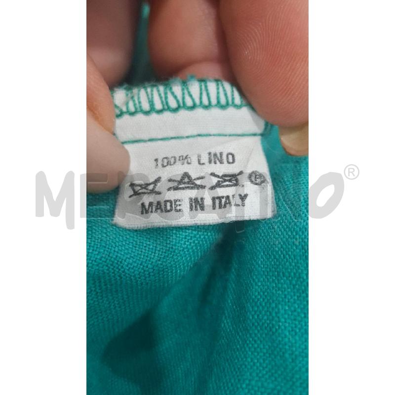 CASACCA DONNA DIANA GALLESI VERDE MENTA LINO | Mercatino dell'Usato Salerno fratte 4