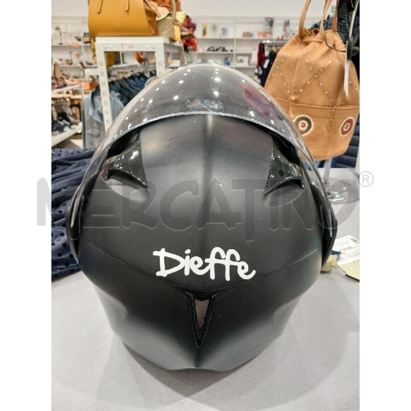 CASCO MOTO DIEFFE MODULARE NERO OPACO TG.L | Mercatino dell'Usato Salerno fratte 3