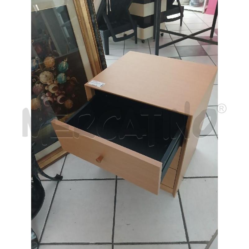 CASSETTIERA PICCOLA IN LEGNO 3 CASSETTI  | Mercatino dell'Usato Salerno fratte 3