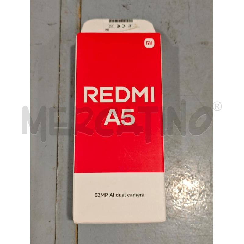 CELLULARE REDMI A5 3GB 64MB GARANZIA 03-26 | Mercatino dell'Usato Salerno fratte 2