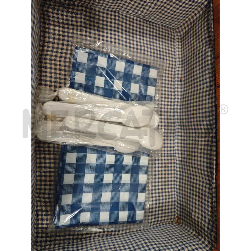 CESTINO VIMINI PIC NIC | Mercatino dell'Usato Salerno fratte 2