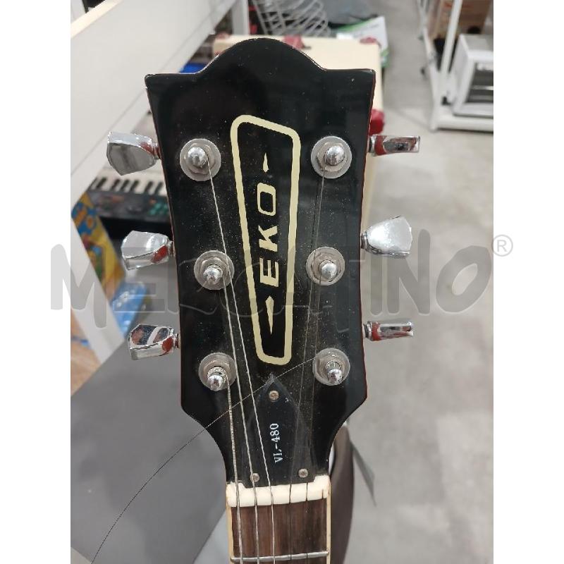 CHITARRA ELETTRICA EKO VL 480 SUNBURST CON CUSTODIA | Mercatino dell'Usato Salerno fratte 2