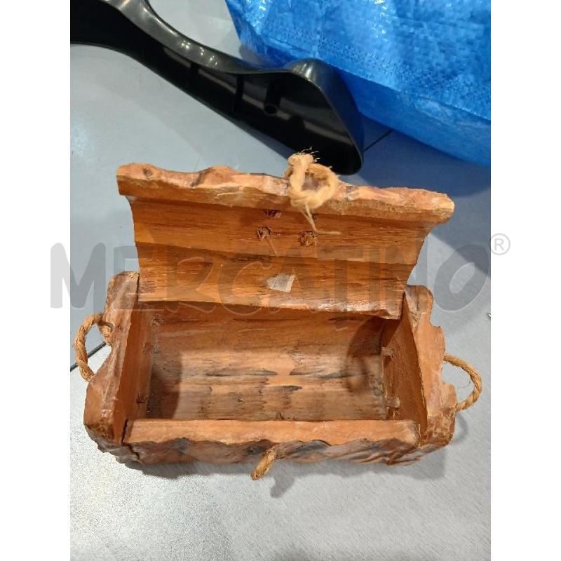 COFANETTO PORTA GIOIE ARTIGIANALE IN LEGNO | Mercatino dell'Usato Salerno fratte 3
