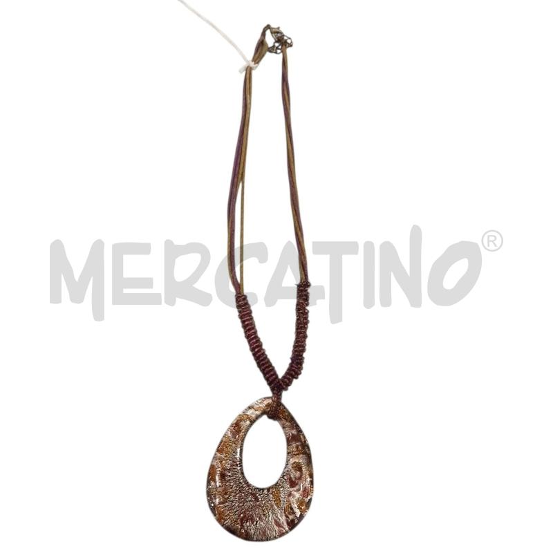 COLLANA CIOND. VETRO A GOCCIA VARIE SFUM. | Mercatino dell'Usato Salerno fratte 1