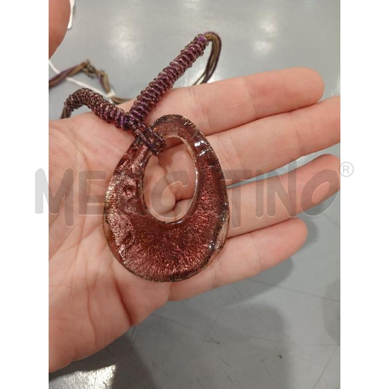 COLLANA CIOND. VETRO A GOCCIA VARIE SFUM. | Mercatino dell'Usato Salerno fratte 3
