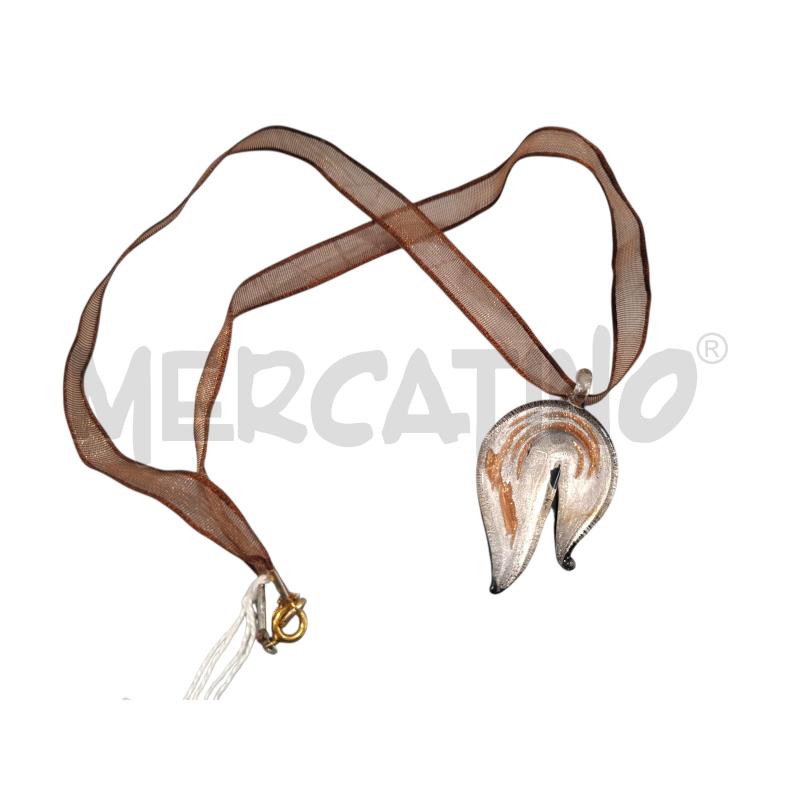 COLLANA CIONDOLO MURANO BRONZO | Mercatino dell'Usato Salerno fratte 1