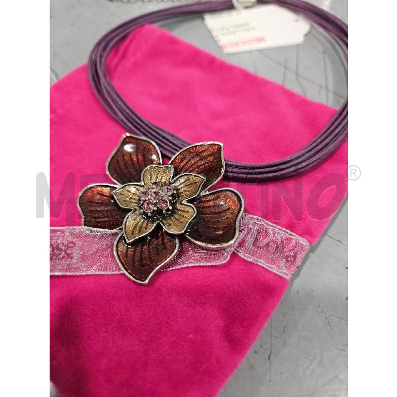 COLLANA FIORE METALLO SMALTATO | Mercatino dell'Usato Salerno fratte 2