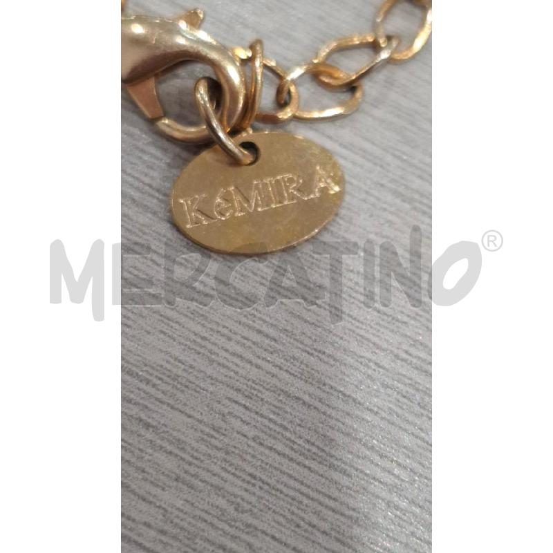 COLLANA KAMIRA CUORE DORATO CON BRILL. | Mercatino dell'Usato Salerno fratte 3