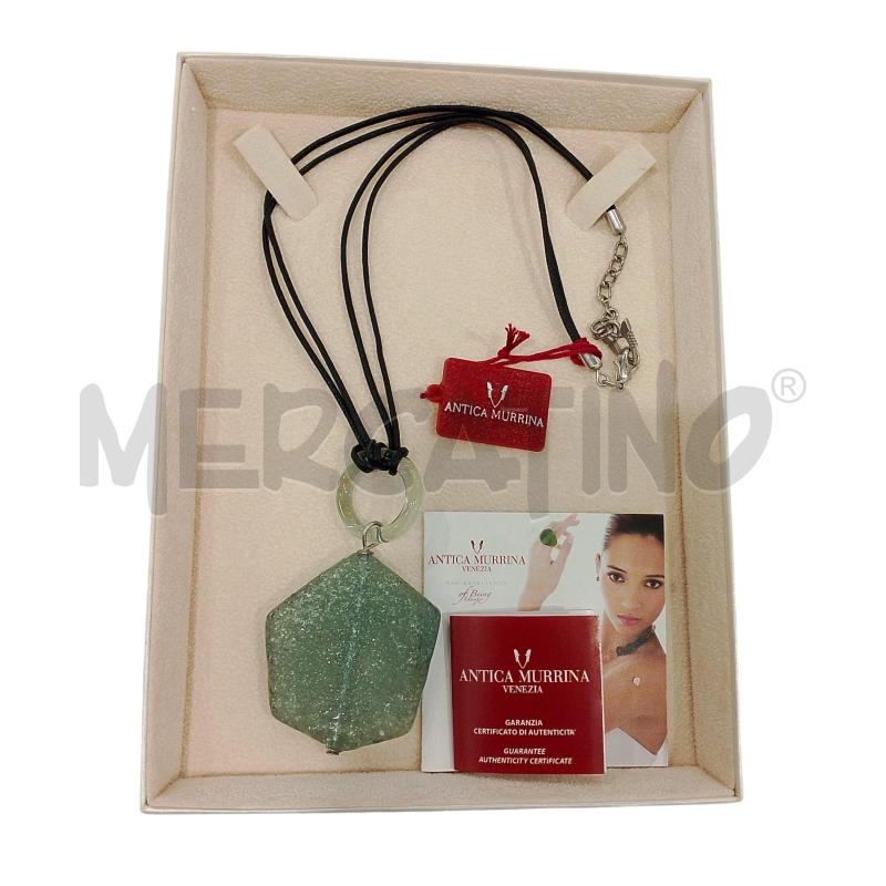 COLLANA LA MURRINA PIETRA ASIMMETRICA VERDE | Mercatino dell'Usato Salerno fratte 1