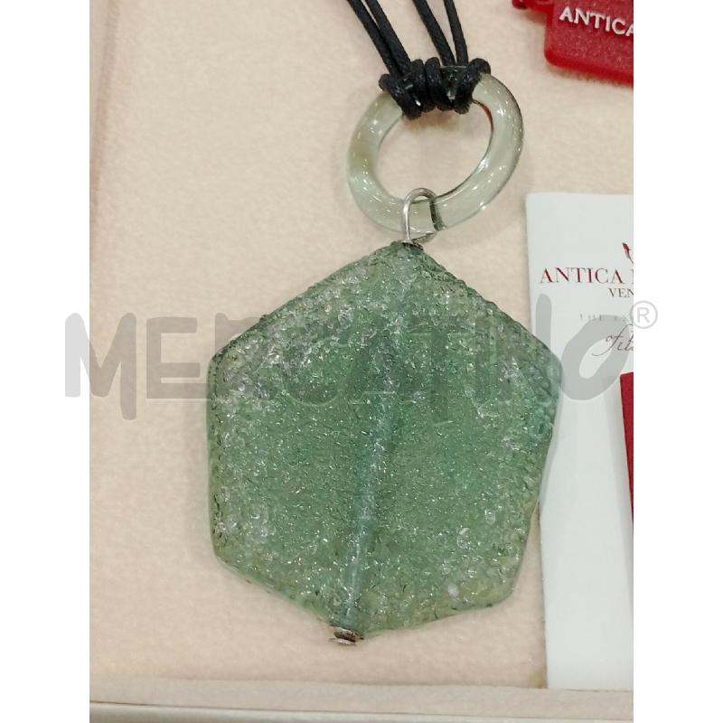 COLLANA LA MURRINA PIETRA ASIMMETRICA VERDE | Mercatino dell'Usato Salerno fratte 2
