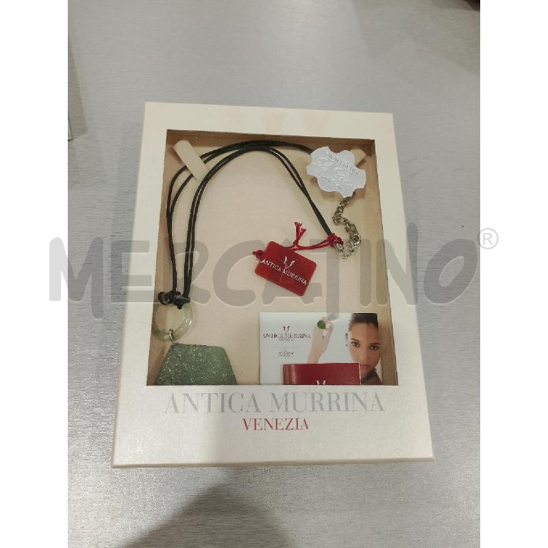 COLLANA LA MURRINA PIETRA ASIMMETRICA VERDE | Mercatino dell'Usato Salerno fratte 3