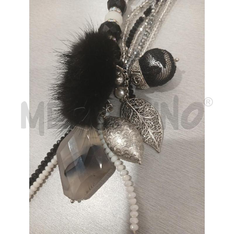 COLLANA OTTAVIANI DESIGN ASIMETTRICO STILE GOTICO-CHIC BOHEMIEN | Mercatino dell'Usato Salerno fratte 2