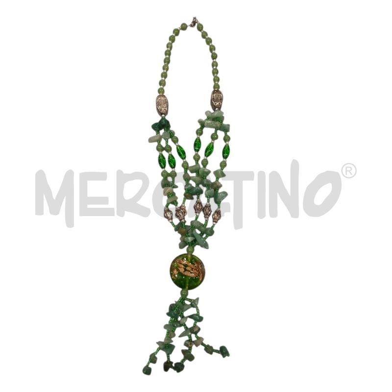 COLLANA PIETRE VERDI  | Mercatino dell'Usato Salerno fratte 1
