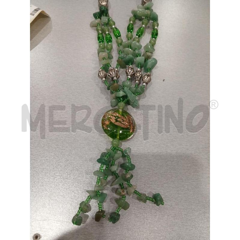 COLLANA PIETRE VERDI  | Mercatino dell'Usato Salerno fratte 2