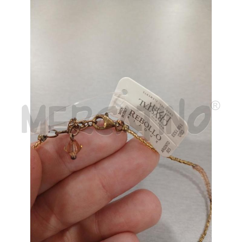 COLLANA REBOLLO CRISTALLO E CUORI IN MURANO | Mercatino dell'Usato Salerno fratte 3