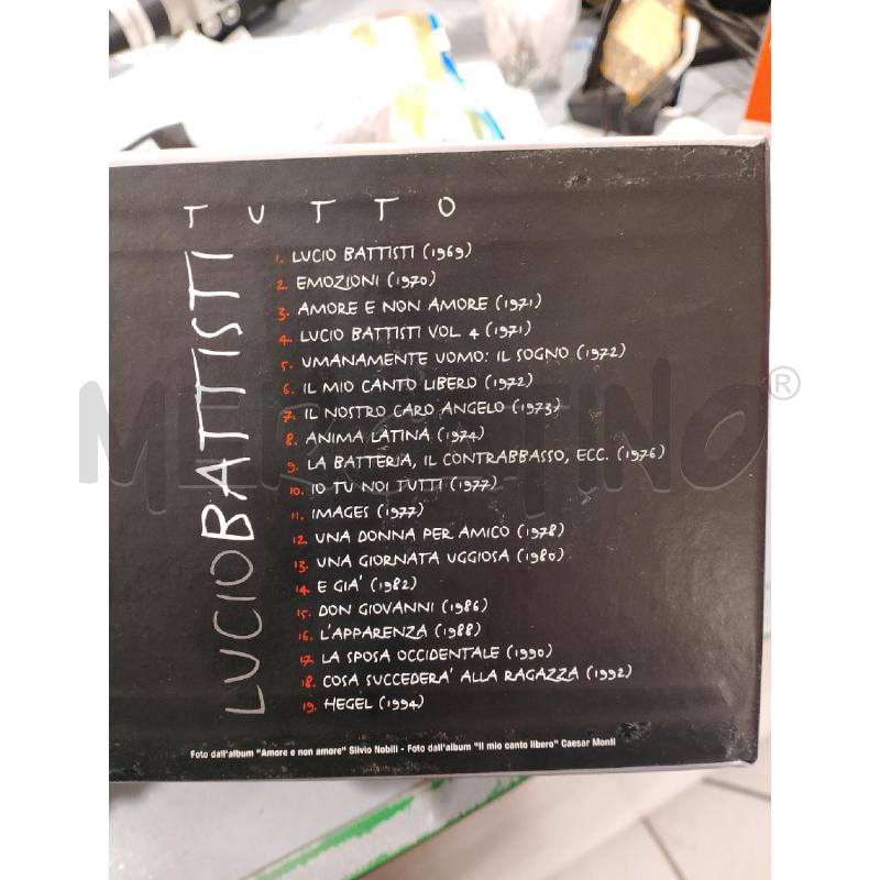 COLLEZIONE TUTTO LUCIO BATTISTI BOX  | Mercatino dell'Usato Salerno fratte 4