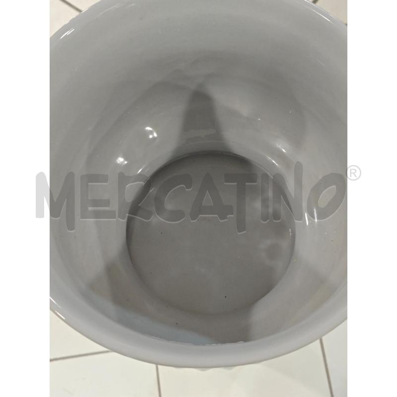 COLONNA + VASO CERAMICA GRIGIO ATTRIBUIBILE ERNESTINE  | Mercatino dell'Usato Salerno fratte 2
