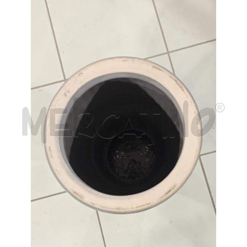 COLONNA + VASO CERAMICA GRIGIO ATTRIBUIBILE ERNESTINE  | Mercatino dell'Usato Salerno fratte 3