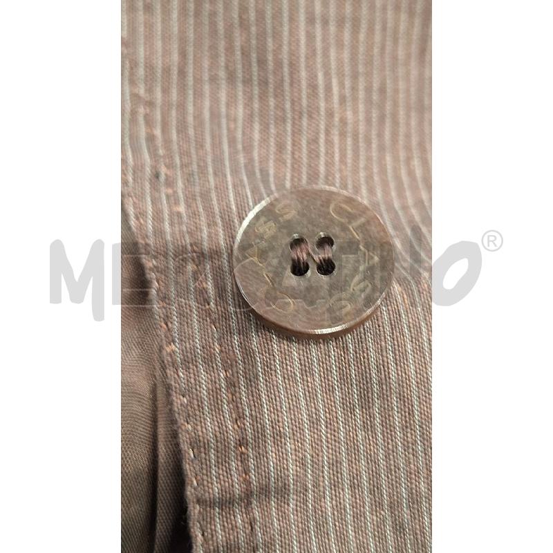 COMPLETO DONNA CLASS MARRONE GESSATO MISTO LINO7COTONE | Mercatino dell'Usato Salerno fratte 4