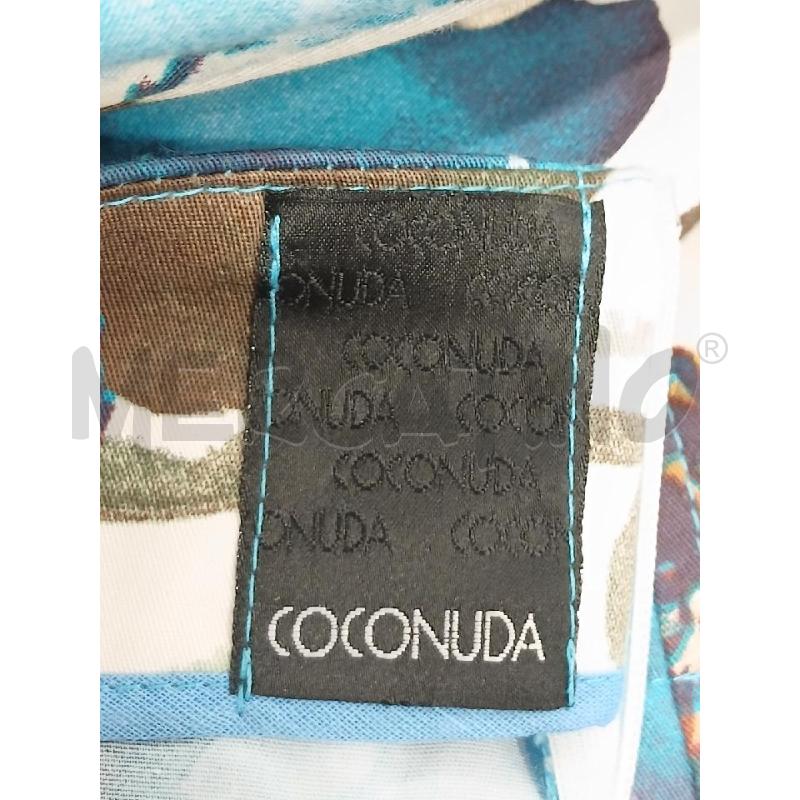 COMPLETO DONNA COCONUDA GONNA + GIACCA FANT FIORI CELESTI | Mercatino dell'Usato Salerno fratte 3
