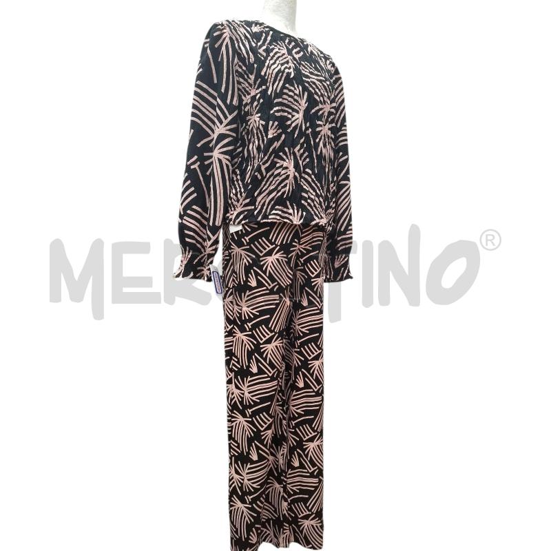 COMPLETO DONNA COMPANIA FANTASTICA NERO FANT. ROSA MAGLIA+ PANTALONE | Mercatino dell'Usato Salerno fratte 1