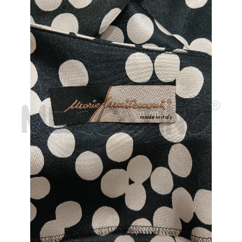 COMPLETO DONNA MARIO PUCCI CECCONI NERO POIS BIANCHI TG.44 | Mercatino dell'Usato Salerno fratte 3